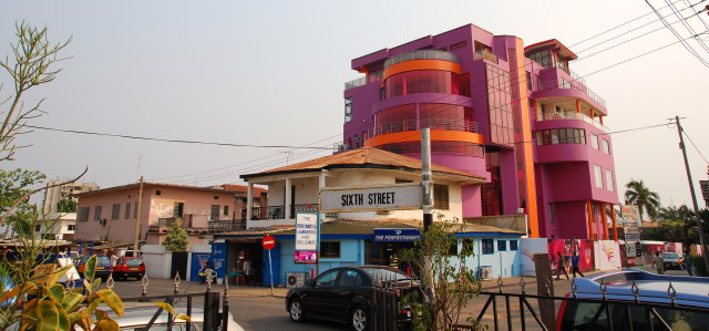 Citizen Kofi club/apartments/restaurant in Osu.